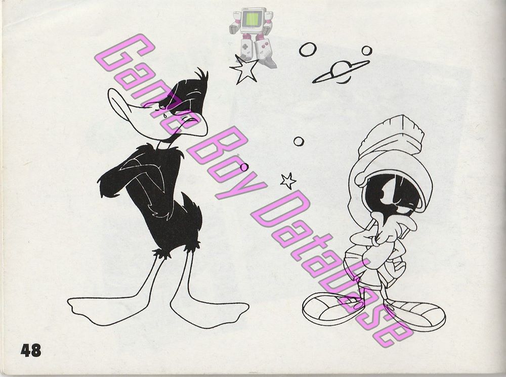 Daffy Duck FAH Back of the booklet