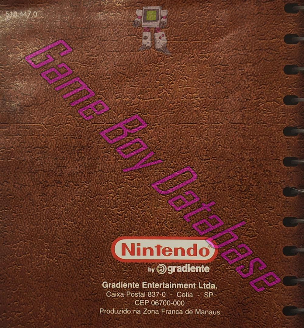 Pokemon Versão Vermelha BRA Back of the booklet