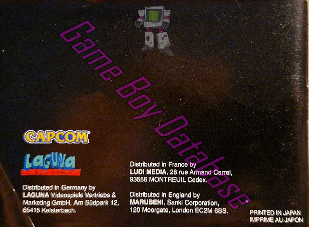 Mega Man IV  EUR Back of the booklet