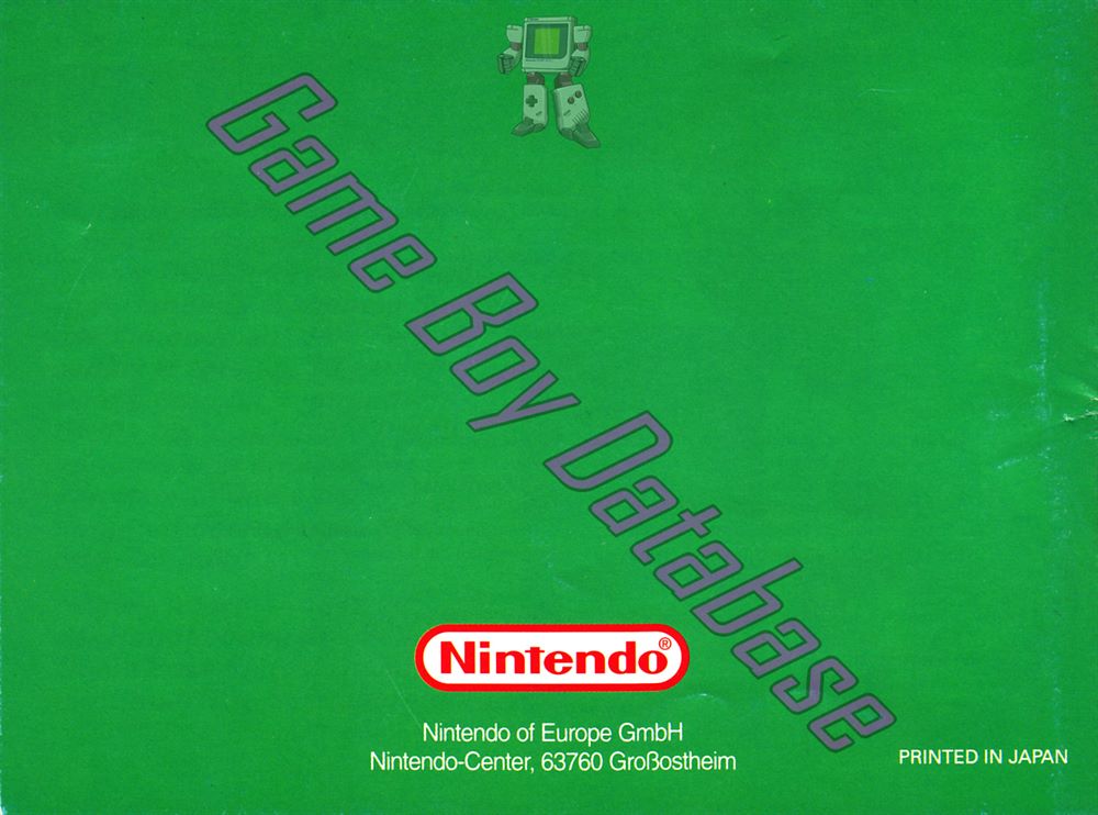 Donkey Kong Land (German Edition) GPS Back of the booklet