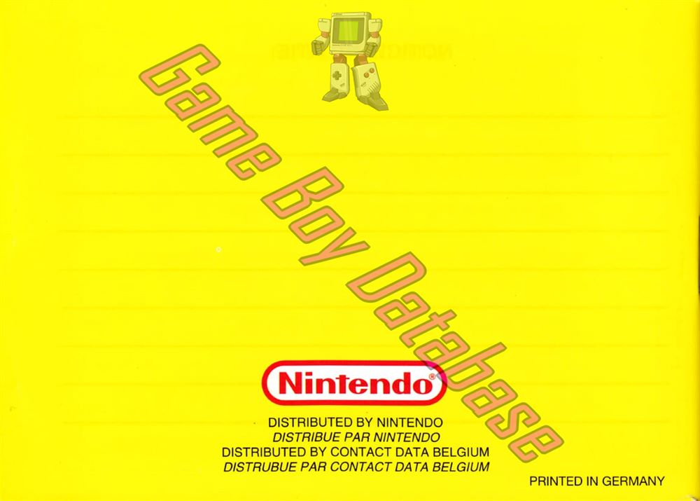 Donkey Kong Land III NFAH Back of the booklet