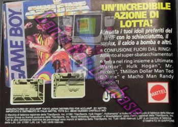 Double Dragon II ITA Back of the booklet