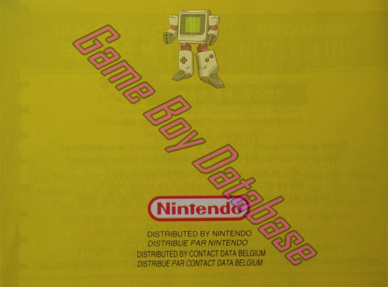 Dr. Mario FAH-2 Back of the booklet