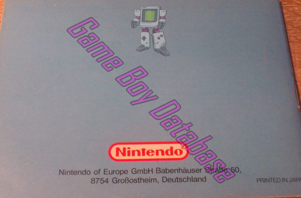 Kid Icarus Von Mythen und Monstern NOE-1 Back of the booklet