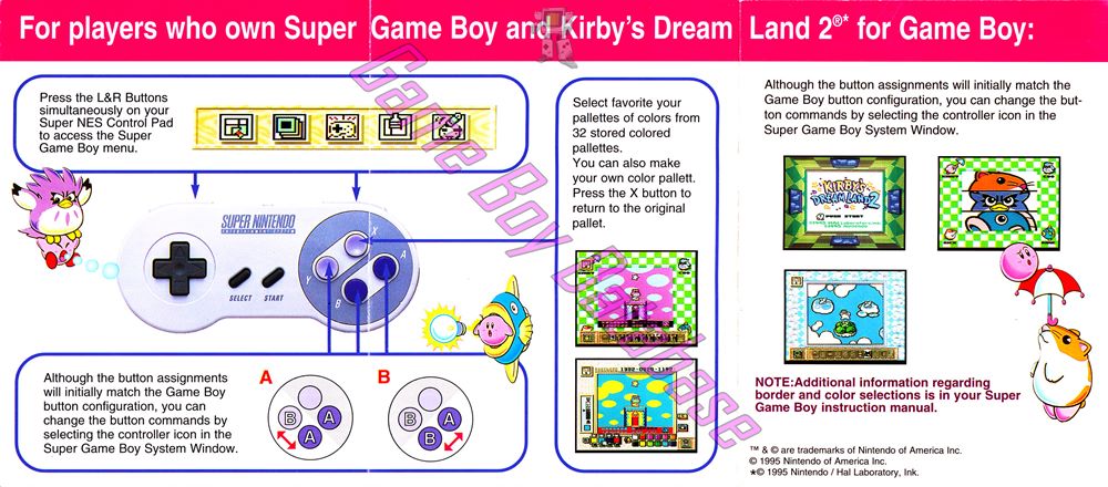 Kirby's Dream Land 2 USA Posters