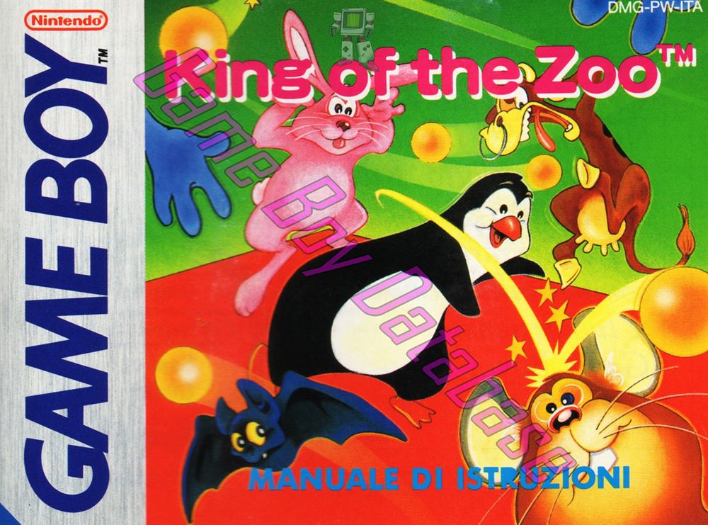 King of the Zoo ITA Front of the booklet