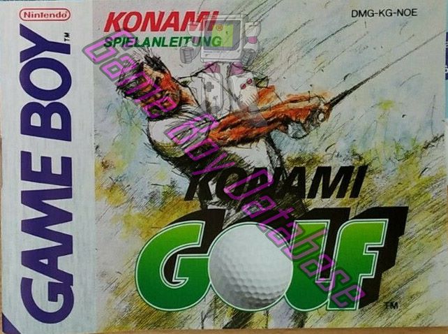 Konami Golf NOE Front of the booklet