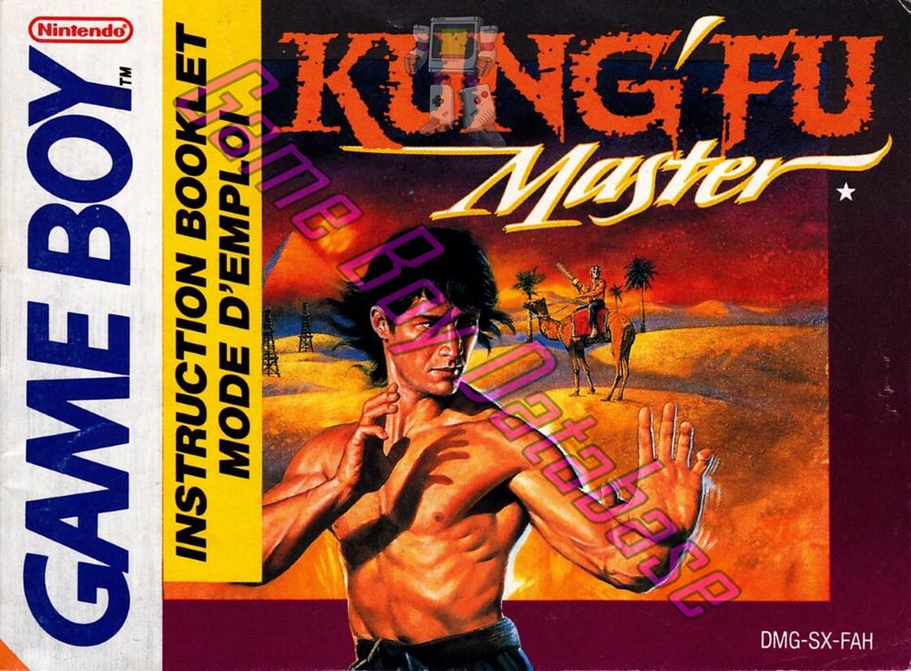 Kung-Fu Master FAH Front of the booklet