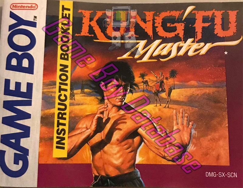 Kung-Fu Master SCN Front of the booklet