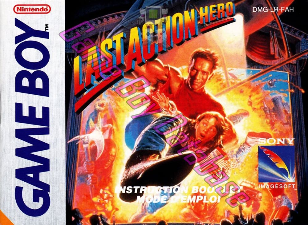 Last Action Hero FAH Front of the booklet