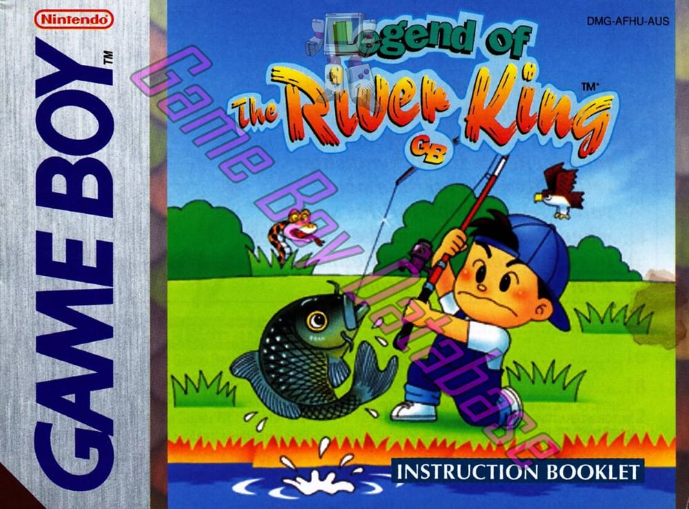 Legend of the River King AUS Front of the booklet