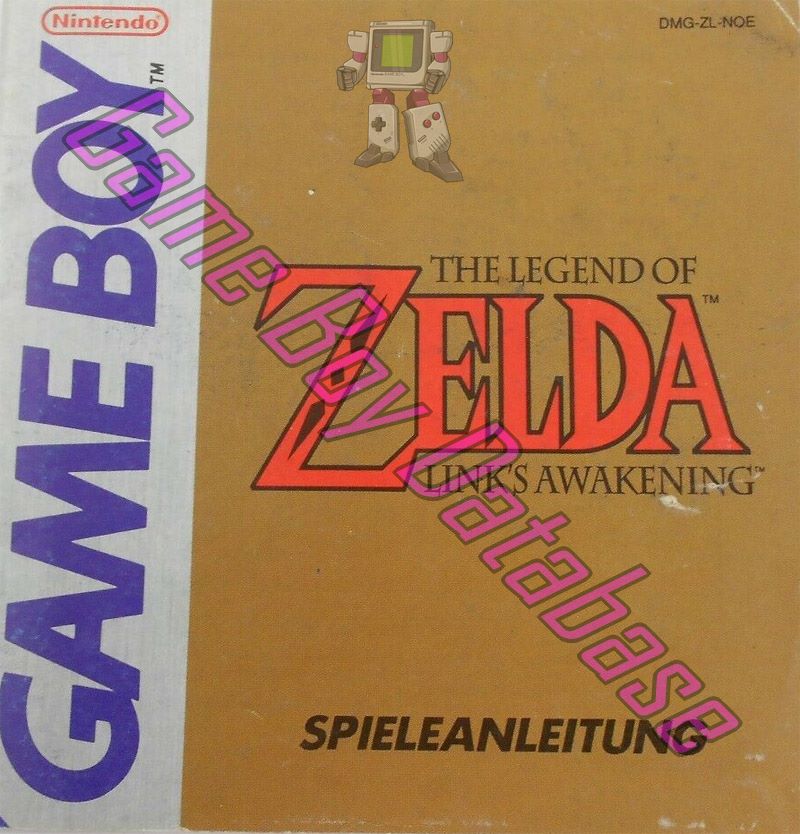 Legend of Zelda Link's Awakening (the) NOE Front of the booklet