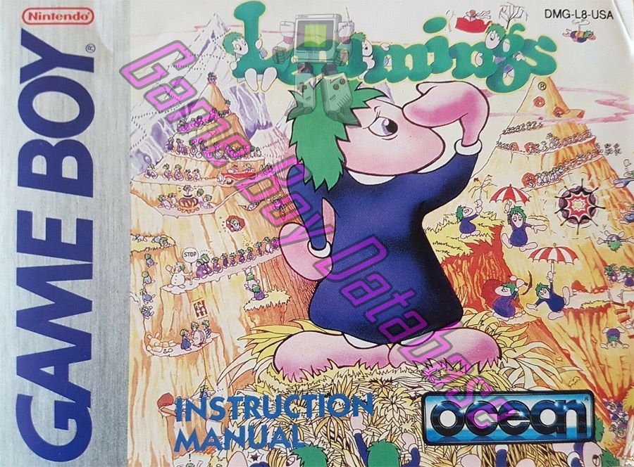 Lemmings USA Front of the booklet