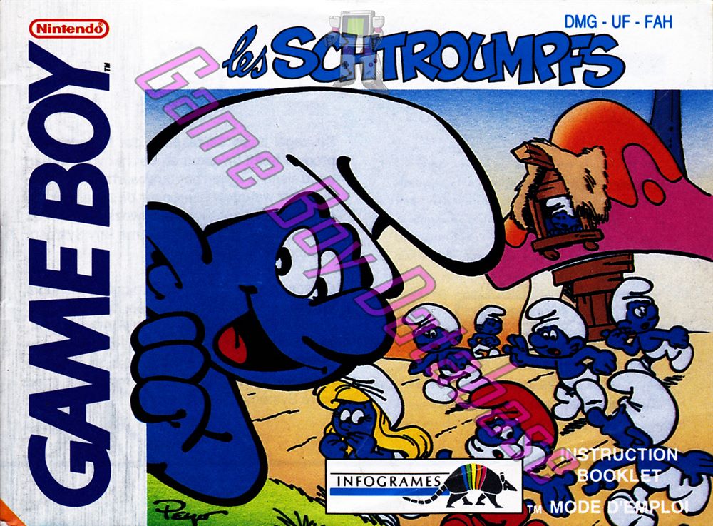 Schtroumpfs (les) FAH Front of the booklet