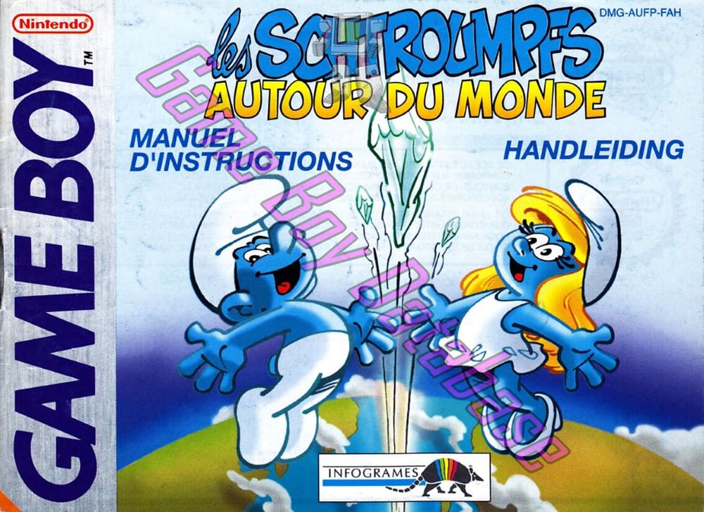 Schtroumpfs autour du Monde (les) FAH Front of the booklet