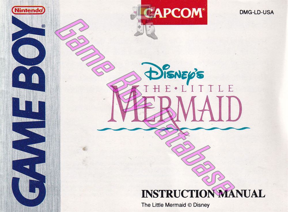 Little Mermaid (Disney’s the) USA Front of the booklet