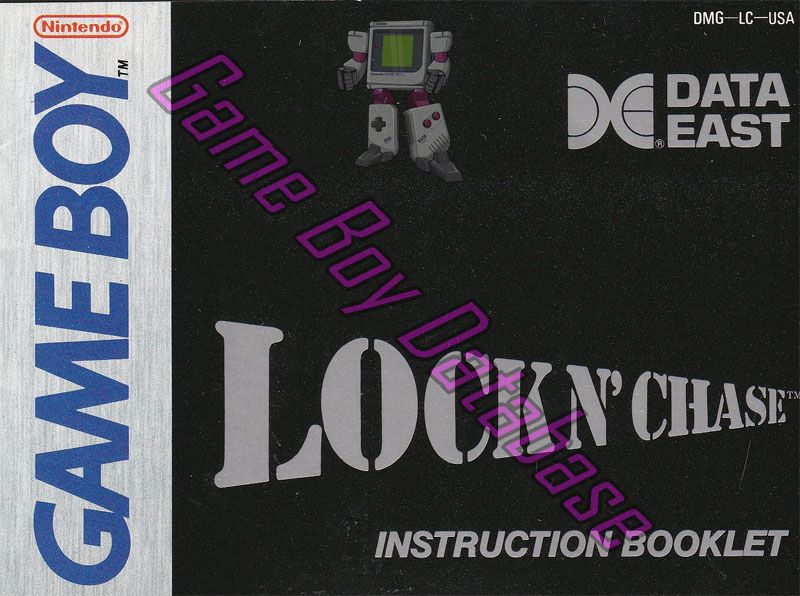 Lock N' Chase USA Front of the booklet