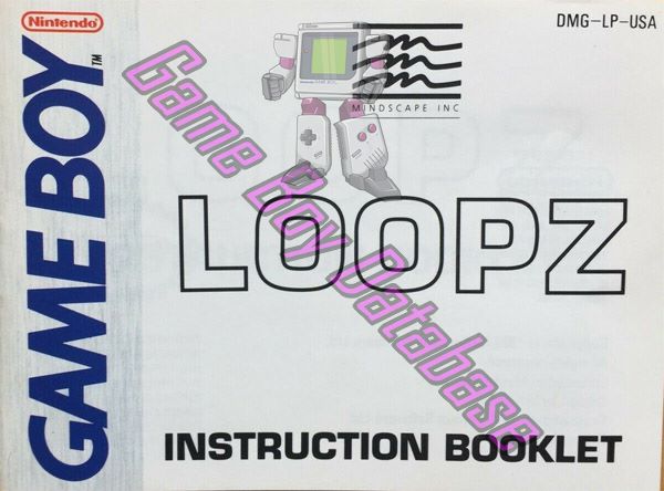 Loopz USA Front of the booklet