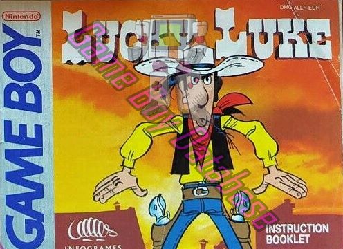 Lucky Luke EUR Front of the booklet