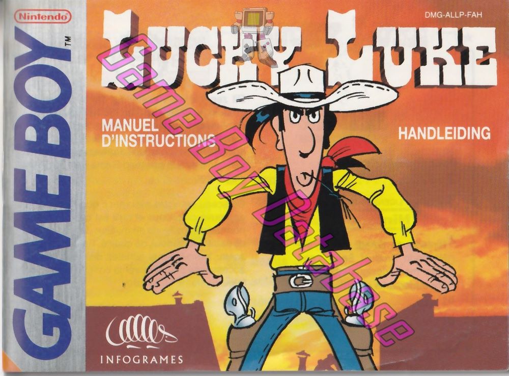 Lucky Luke FAH Front of the booklet