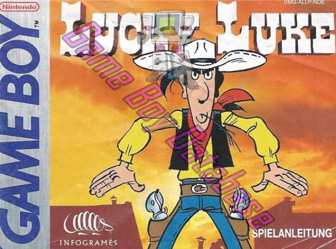 Lucky Luke NOE Front of the booklet