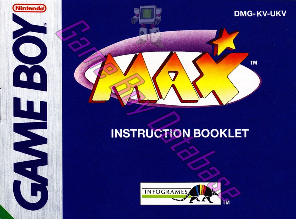 Max UKV Front of the booklet