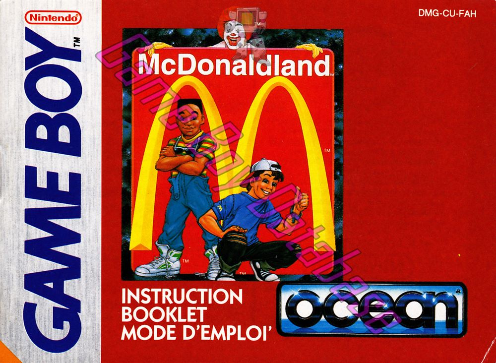 Mc Donaldland FAH Front of the booklet