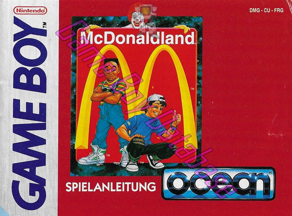 Mc Donaldland FRG Front of the booklet