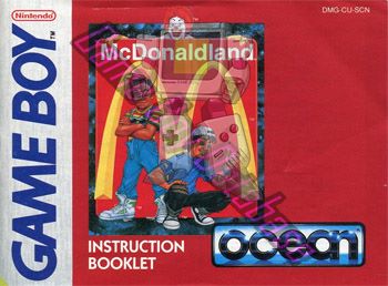 Mc Donaldland SCN Front of the booklet