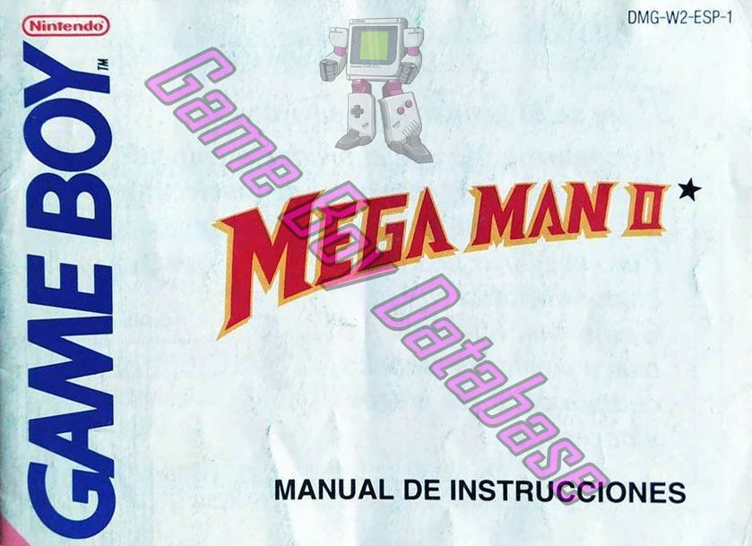 Mega Man II ESP-1 Front of the booklet