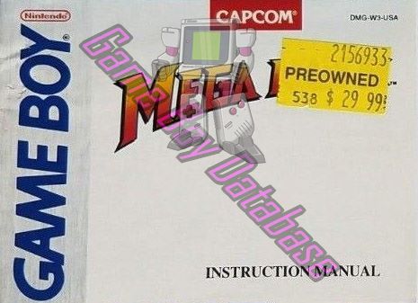 Mega Man III USA Front of the booklet