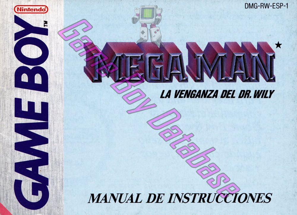 Mega Man la Venganza del Dr. Wily ESP-1 Front of the booklet