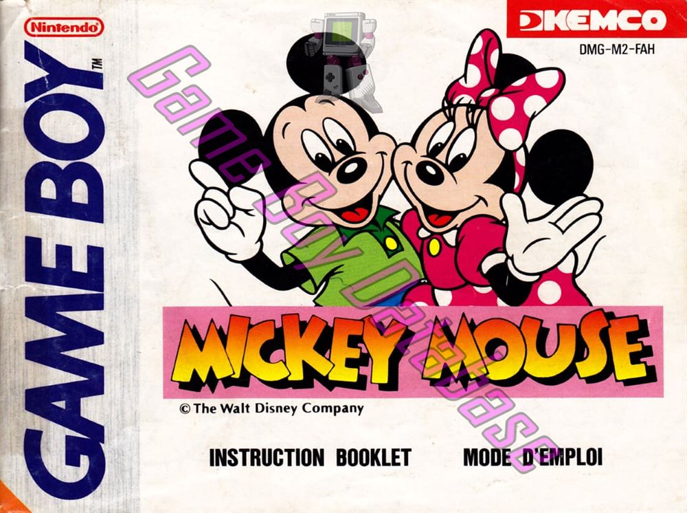 Mickey Mouse FAH Front of the booklet