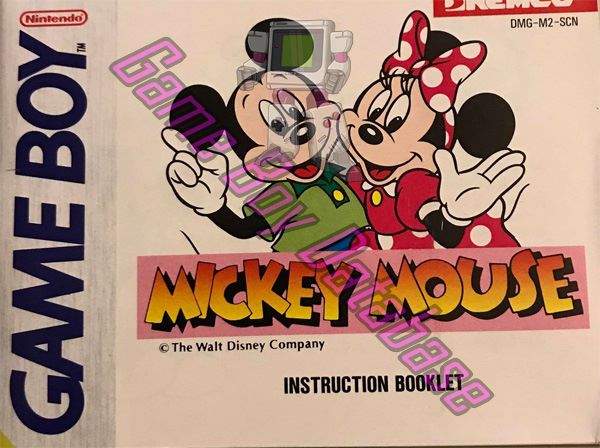 Mickey Mouse SCN Front of the booklet