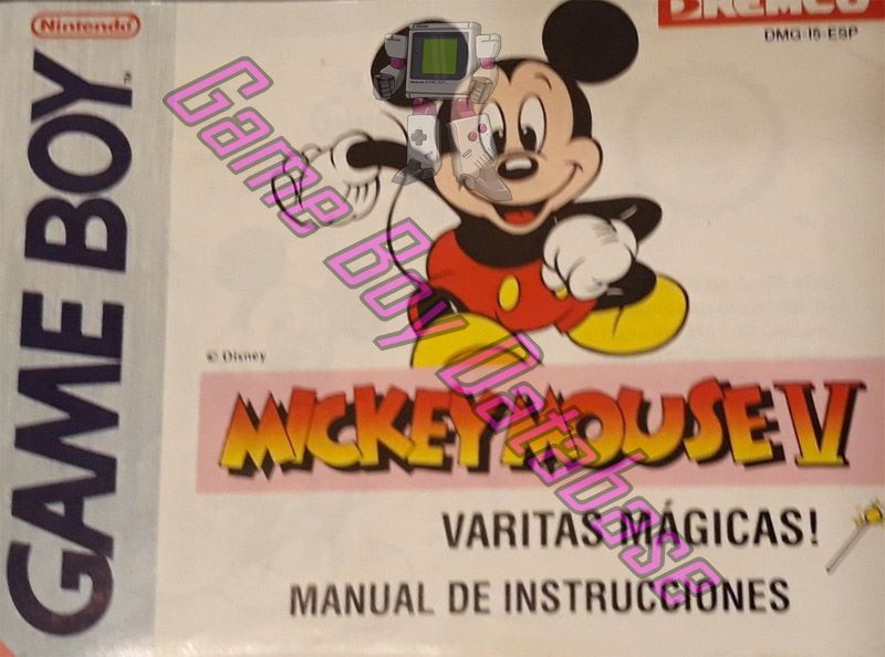 Mickey Mouse Varitas magicas ESP Front of the booklet