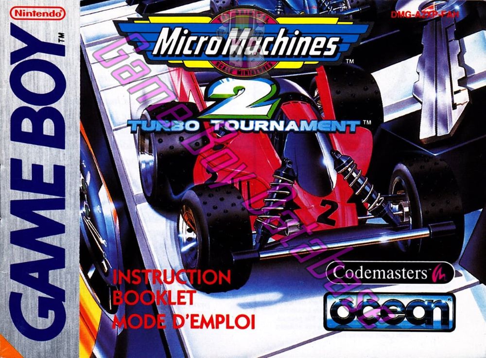 Micro Machines 2: Turbo Tournament FAH Front of the booklet