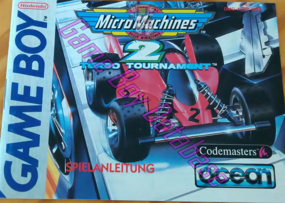 Micro Machines 2: Turbo Tournament NOE Front of the booklet