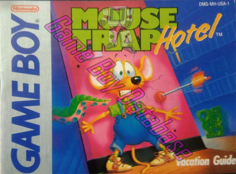 Mouse Trap Hotel USA-1 Front of the booklet