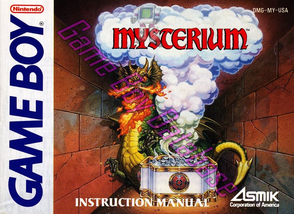 Mysterium USA Front of the booklet