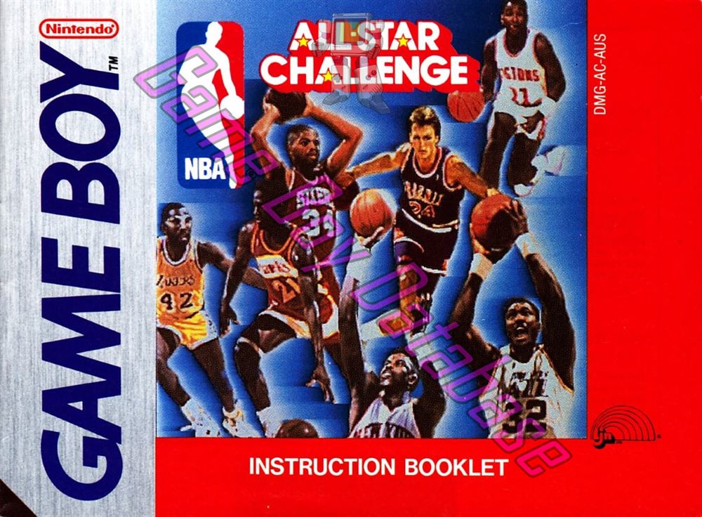 NBA All-Star Challenge AUS Front of the booklet