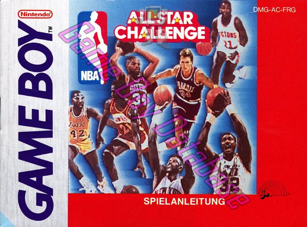 NBA All-Star Challenge FRG Front of the booklet