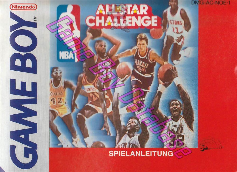 NBA All-Star Challenge NOE-1 Front of the booklet