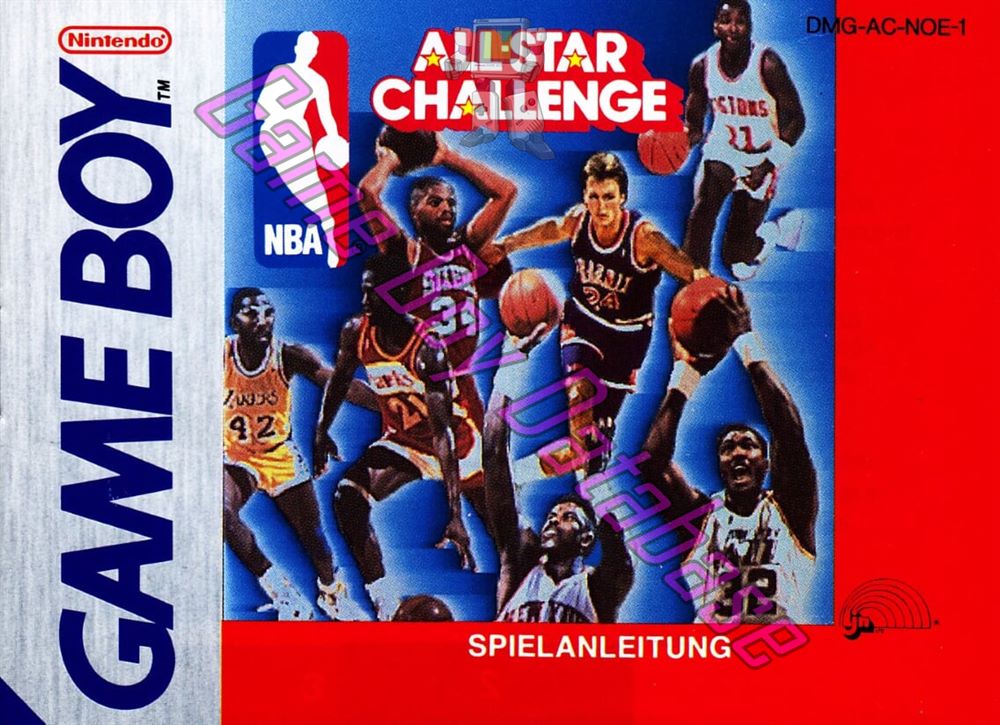 NBA All-Star Challenge NOE-2 Front of the booklet