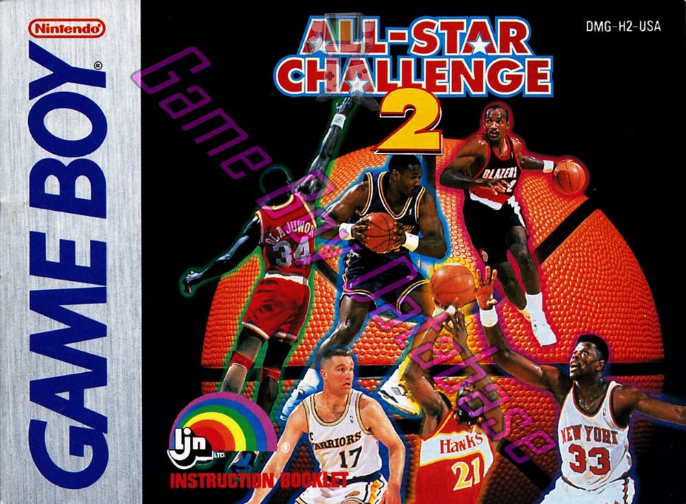 NBA All-Star Challenge 2 USA Front of the booklet