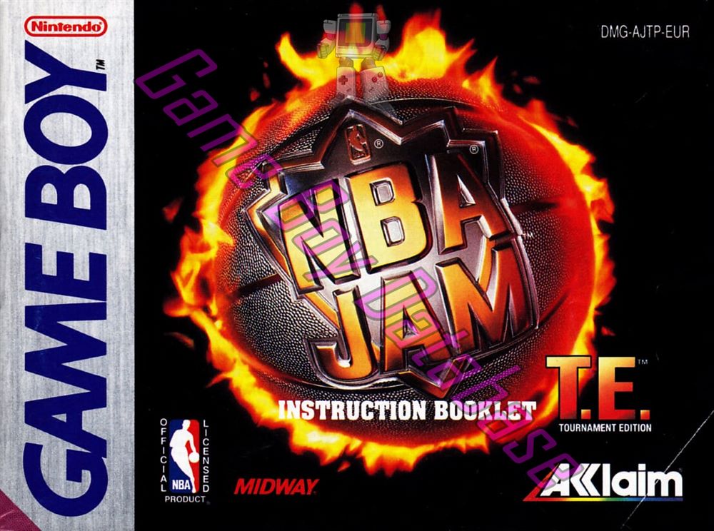 NBA Jam T.E. Tournament Edition EUR Front of the booklet