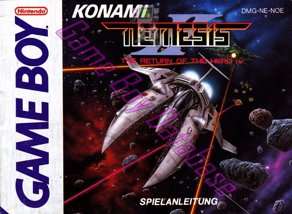 Nemesis II the Return of the Hero NOE Front of the booklet