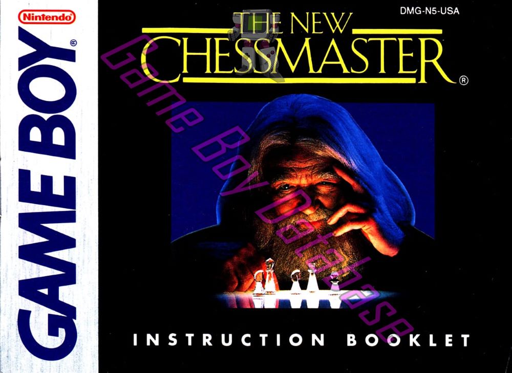 New Chessmaster (the) USA Front of the booklet