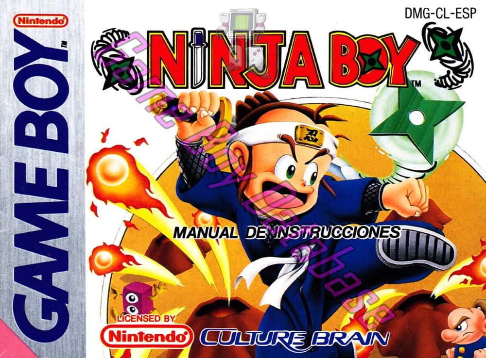 Ninja Boy ESP Front of the booklet