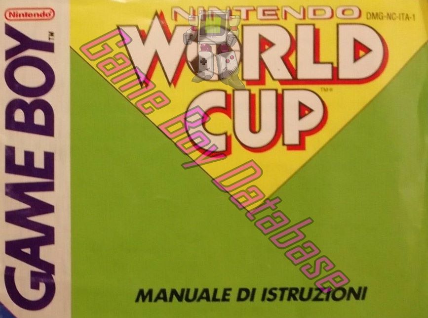 Nintendo World Cup ITA-1 Front of the booklet