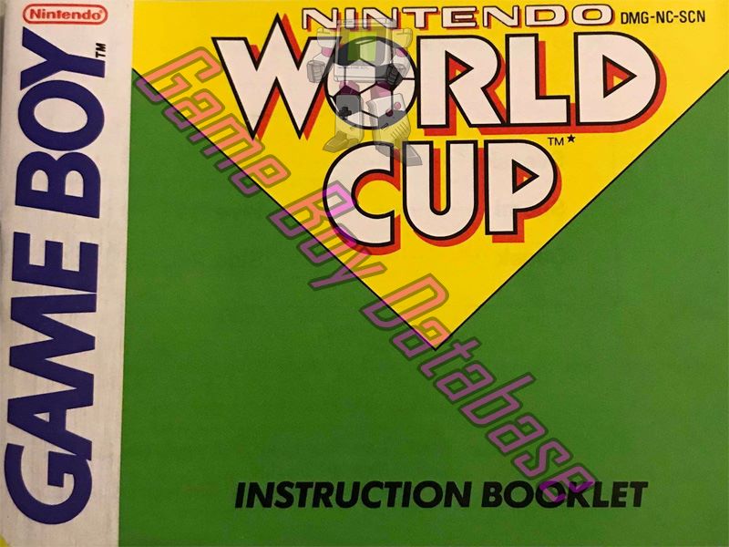 Nintendo World Cup SCN Front of the booklet